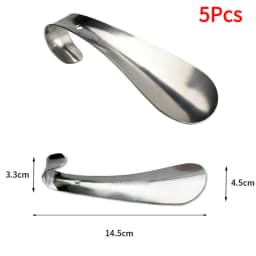 1/2/5PCS 14.5cm Professional Spoon Shoehorn Professional Shoehorn Stainless Steel Metal Shoe Horn Shoes Lifter Tool
