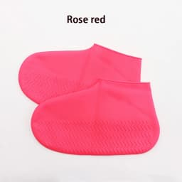 Silicone Waterproof Shoe Covers Children Adults Wear Resistant Portable Rainwater Shoe Covers 1 Pair