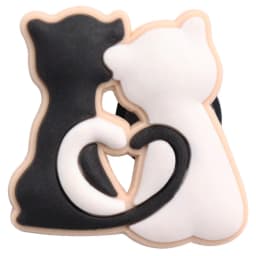 1-17PCS PVC Kawaii Animal Cat Mom Sandal Shoe Decoration Buckle Charms Fit Wristbands Hole Slipper Accessories Kid Xmas Gift