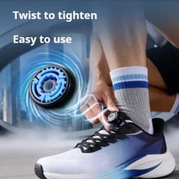 Black and White Flat Twist-Lock Shoelaces Easy-to-Install Automatic Shoelaces Outdoor Sports Shoelace Unisex 1Pair/2Pair