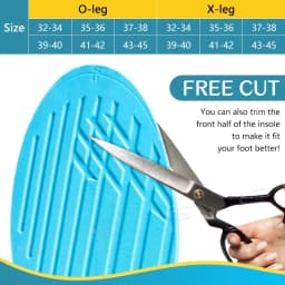 【Xxin】Men Women X Leg Correction Insoles Orthopedic Shoe Pads O Leg Insole Flat Arch Shoe Inserts Size35-46