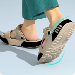SHAJI Men Slippers Summer EVA Soft-soled Platform Slides Sandals Indoor Outdoor Walking Beach Shoes Flip Flops Mens Home Shoes