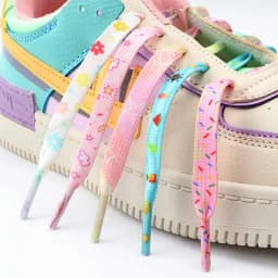 1Pair Print Shoelaces for Sneakers Quality Fabric Flat Shoe laces Fashion Girl Laces for Shoes width 0.8cm 120/140/160CM