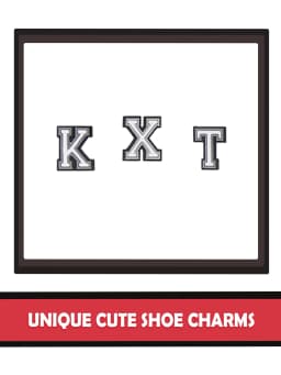 26/28/54/40/80Pcs Alphabet Series Shoe Charms For DIY Charms Shoe Decoration Accessories Bubble Slides Sandals Shoe Pins