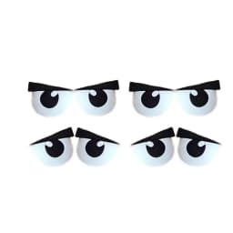 Funny Expressions Hole Buckle Hole Shoe Charms Decorations Cartoon Soft Rubber Eyes Shoes Buckle DIY 3D Hole Shoe Accessories