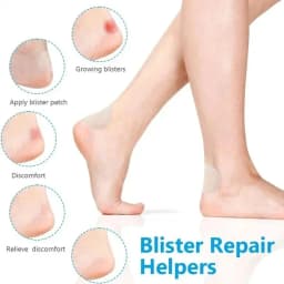 100pcs Gel Grip Heel Protector Adhesive Foot Patches Blister Pads Heel Liner Shoes Stickers Plaster Foot Care Cushion