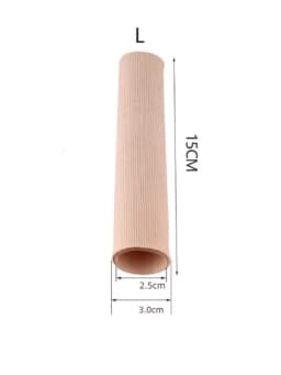 Gel Toe Cover Elastic Fiber Finger Protective Tube Toe Protection Pipe Reduce Friction Silicone Foot Protector Feet Care Parts