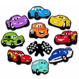 10-44Pcs Cartoon Car Shoe Charms For Slides Clog Sandals Shoes Decorations Accessories Buckle For Christmas Birthday Gifts