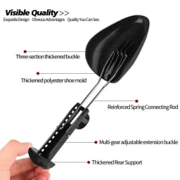 1 Pair/2 Pairs Adjustable Shoe Trees Anti-Crease Shoe Protectors Shoe Shaper for Sneakers and Casual Shoes