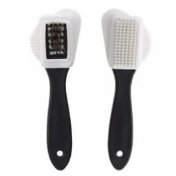 1/2PCS 3-sided S-type Cleaning Brush Suede Suede Snow Boots Cleaning Copper Wire Shoe Brush Cleaning Tool