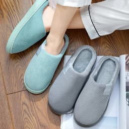 Cotton Slippers Women's Home Autumn and Winter Home Indoor Warm Couple Plush Home Non-Slip Thick-Soled Confinement Shoes Winter