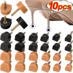 10pcs Heel Repair Tips Pins Shoes Tips Taps Dowel Lifts Replacement Shoe Repair Heel Stoppers Protectors Shoe Accessories