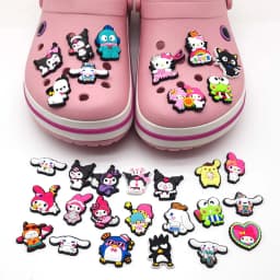 MESUCA New Style PVC Cartoon Hello Kitty, Melody DIY Shoe Accessories Shoe Buckles