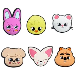 1-10pcs Hot Toys Cartoon Cute Small Animal Series PVC Shoe Accessories DIY Creativity Sandal Wristbands Party Decorations