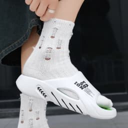 Men's Massage Slides Ultra Soft Cloud Slippers Thick Sole Non-slip Indoor Outdoor Sandals Casual Beach Flip Flops Big Size 48 49