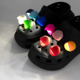 1/12PCS LED Lights Shoe Charms 3 Flashing Modes 12 Colors Luminous Shoe Accessories Pins for Fashion Women Men Growing Shoe Gift