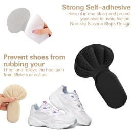 New 2-In-1 Heel Pad/Sponge Pad, Heel Protector, Heel Cushioning Pad, Suitable For Foot Care And Protection, Anti-Slip Insole, Fo