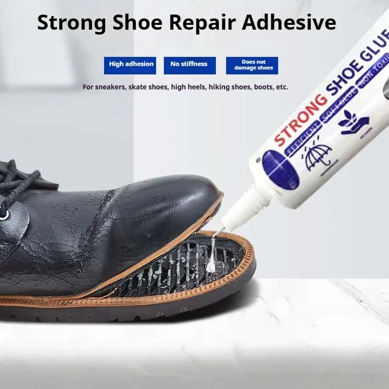 60ML strong shoe adhesive sneakers leather shoes high heels shoe glue Waterproof Transparent Soft Resin universal adhesive