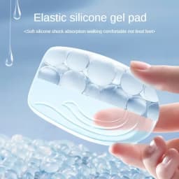 High Quality Heightened Insole Height Increase Half Shoes Pad Men Women Silicone Gel Invisible Growing Heel 1.5-3.5cm Lift Soles