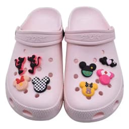 8-100pcs Girl's Hairband Balloon Cookie Shoe Charms for Sandals, Shoe Decoration Accessories Shoe Pins Great Gift for Men Women
