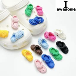 2PCS New Mini Cute Pins Pour Clogs Kids Shoe Pins DIY Shoe Decorations Charms for Shoes Decorations Universal Small Accessories