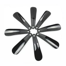 1PCS 4PCS 16cm Shoe Horns Professional Black Plastick Shoe Horn Spoon Shape Shoehorn Shoe Lifter Flexible Sturdy Slip