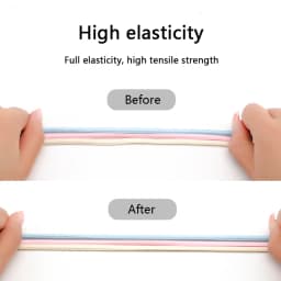 Tieless Elastic Shoe Laces No Tie Shoelaces Round Shoelace Sneakers for Kids and Adult with Strong Lock and Speed Shoestrings