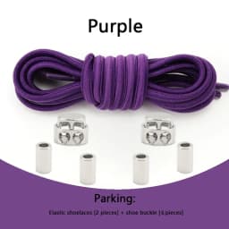 Tieless Elastic Shoe Laces No Tie Shoelaces Round Shoelace Sneakers for Kids and Adult with Strong Lock and Speed Shoestrings