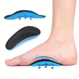 1 Pair Of EVA Arch Support Half Cushions Non Slip Arch Cushion Flat Feet Sports Palm Pad Heart Cushion Shoe Insoles