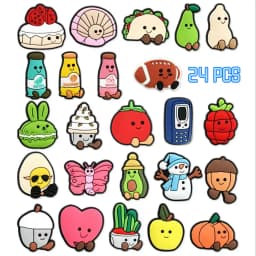 Featuring Cute Foods, Animals & Whimsical Characters. Personalize Your Shoes With These Sweet, Playful Accessories.