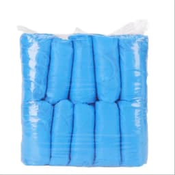 100-600PCS Disposable Shoe Cover PE Waterproof Shoe Cover Non-slip Foot Cover Indoor For Construction Workplace Carpet