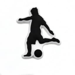 18PCS Set Boys Men Football Style Buckle Soccer Sports Theme Hole Shoes Charms Packs Decoration Slipper Sandals Shoe Accessories