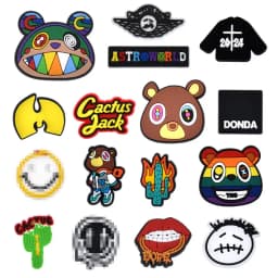 MAX Monster Carton Shoe Charms Accessories PVC Shoe Decoration Bear For Clog Wristband Clog Accessories Kids Party X-mas G
