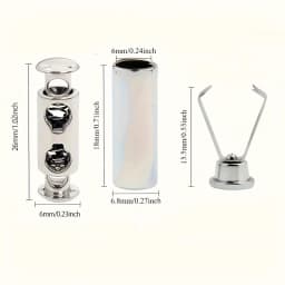 10Pcs/2set Spring Buckle No Lace Rope Lock - No Installation, for Shoelaces, Hoodies, Jackets, Pants and Cable Finishing