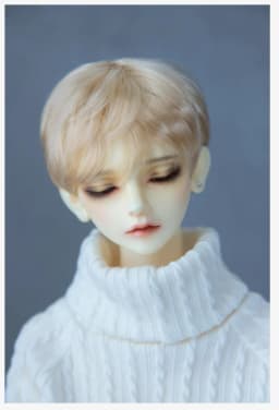 BJD/SD Doll Wig Toys 1/3 1/4 1/6 1/8 Handsome White Black Red Boys Short Soft Milk Silk Hair Multi-colored Gift Doll Accessories