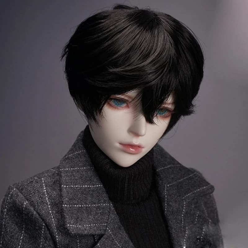 New Style 1/3 1/4 1/6 1/8 Bjd SD Wig Hair High Temperature Cool Short Fiber Wig Wire