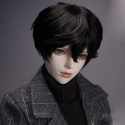 New Style 1/3 1/4 1/6 1/8 Bjd SD Wig Hair High Temperature Cool Short Fiber Wig Wire