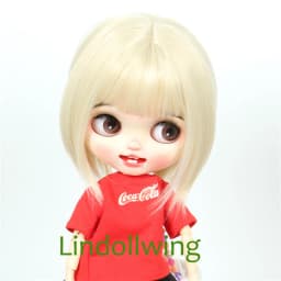 9-10 inch Blyth Qbaby Amydoll Wig Short Straight Collection Hair