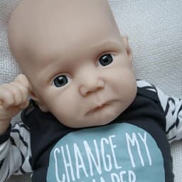 20inch Reborn Doll Kit Ducklin Soft Touch Unfinished Unpainted Doll Parts Fresh Color DIY Blank Doll Kit Bebe with Body and Eyes