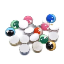 Eyes Animal Ragdoll Toy Eyeball Mixed or pairs 10mm/12mm/20mm/25mm Round photo glass cabochon demo flat back Making findings