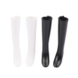 Doll Shoes Boots Kids DIY Playing Doll Accessories Shoes White Black Doll Decors Girl Collection Toys For 30cm Dolls 1/6 Dolls