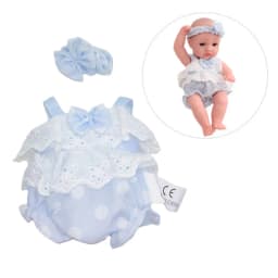 Yeezwood Doll Clothes for 12inch 30cm Reborn Baby Doll Newborn Baby Dolls Dress Up DIY Dolls Accessories Cute Outfits Set