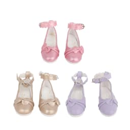 5.5cm 6cm 7cm 8cm PU Leather BJD Doll Boots Shoes Handmade Bow Princess High Heels For 1/3 1/6 BJD Doll Accessories Girl's Gift
