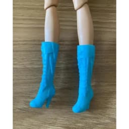 New styles Doll shoes high heel boots flat shoes toy blue yellow red purple for your BB 1/6 dolls A199a