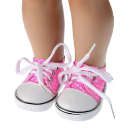 7cm Flower Canvas Clothes Doll Shoes Sunglasses Bag Sneakers Fit For 18 Inch American&43cm Baby New Born Girl,OG 1/3 Dolls Toy