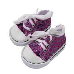 7cm Flower Canvas Clothes Doll Shoes Sunglasses Bag Sneakers Fit For 18 Inch American&43cm Baby New Born Girl,OG 1/3 Dolls Toy