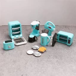 1Set Coffee Machine Egg Beater Home Appliances Decor Toy Doll House Accessories