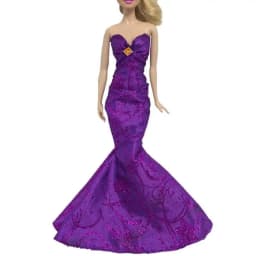 Fashion Doll Dress Girl Floral Clothes Handmade Doll Floral Dresses For 30cm Doll Accessories