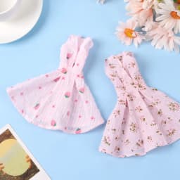 Fashion Doll Dress Girl Floral Clothes Handmade Doll Floral Dresses For 30cm Doll Accessories