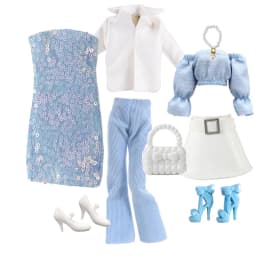 1/6 Doll Clothes Fashion Mix Leather Style for 12 inch Fashion Doll Outfits Set Handmade 30cm Doll Clothing Accessories